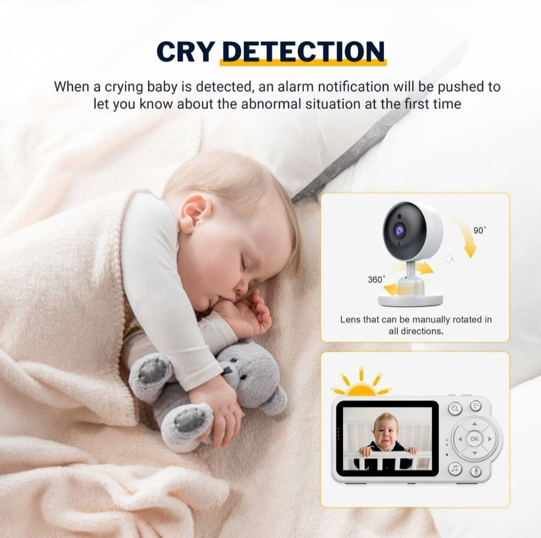 Baby Camera with Audio and 2.8" Wireless Baby Monitor