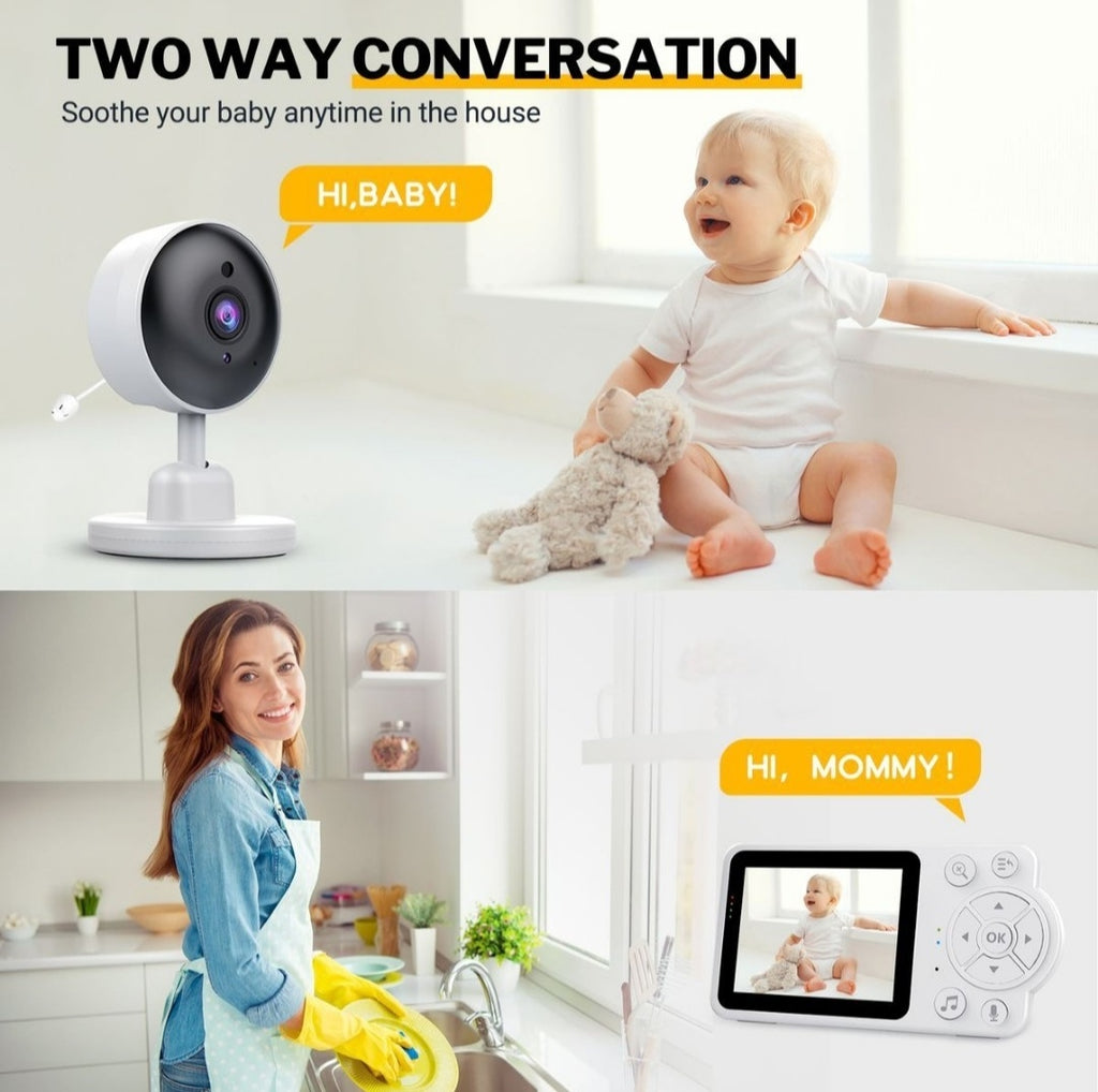 Baby Camera with Audio and 2.8" Wireless Baby Monitor