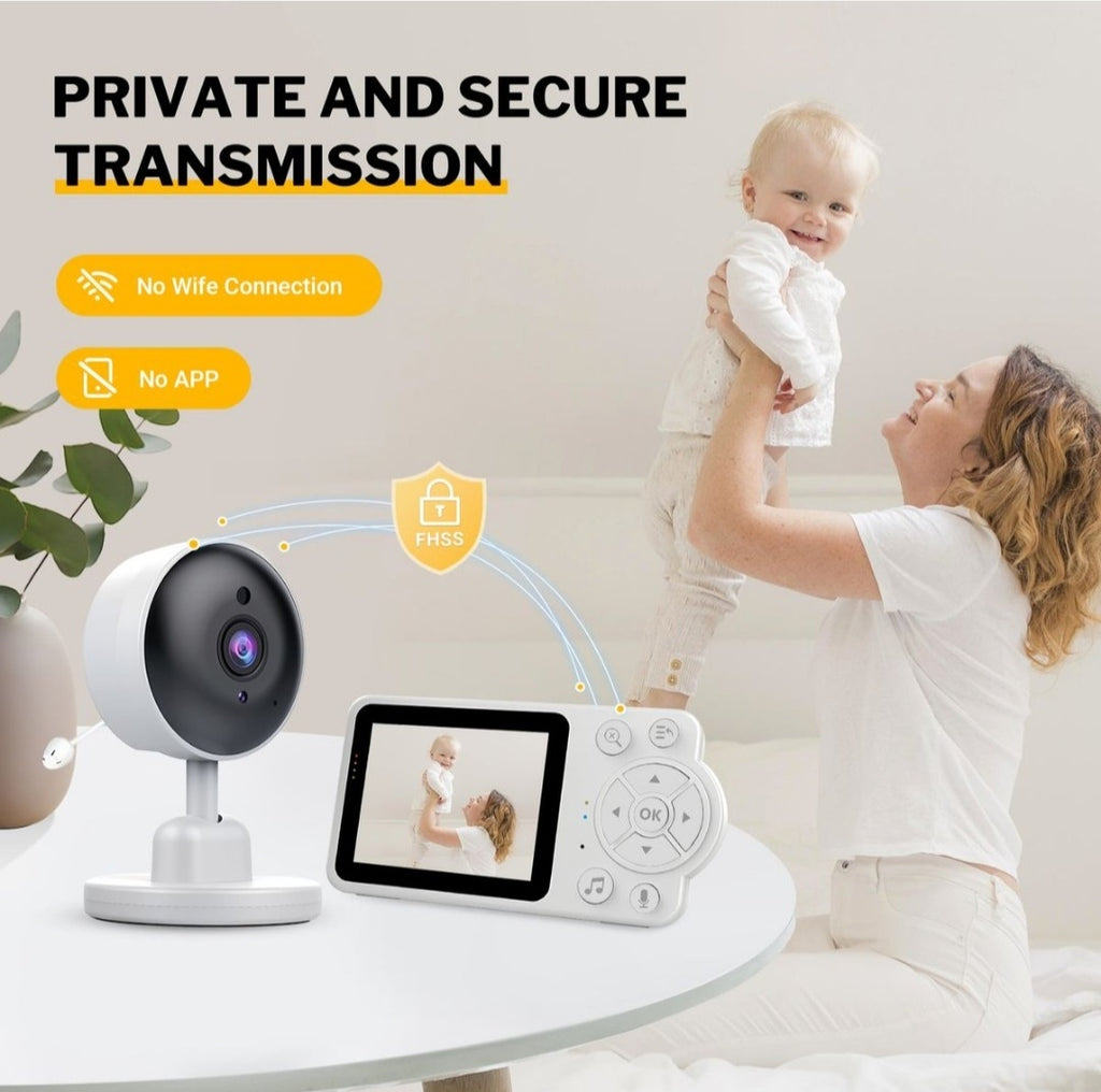 Baby Camera with Audio and 2.8" Wireless Baby Monitor