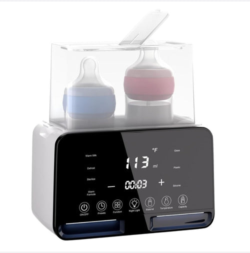 Baby bottle Warmer and Sterilizer - Fits 2 Bottles
