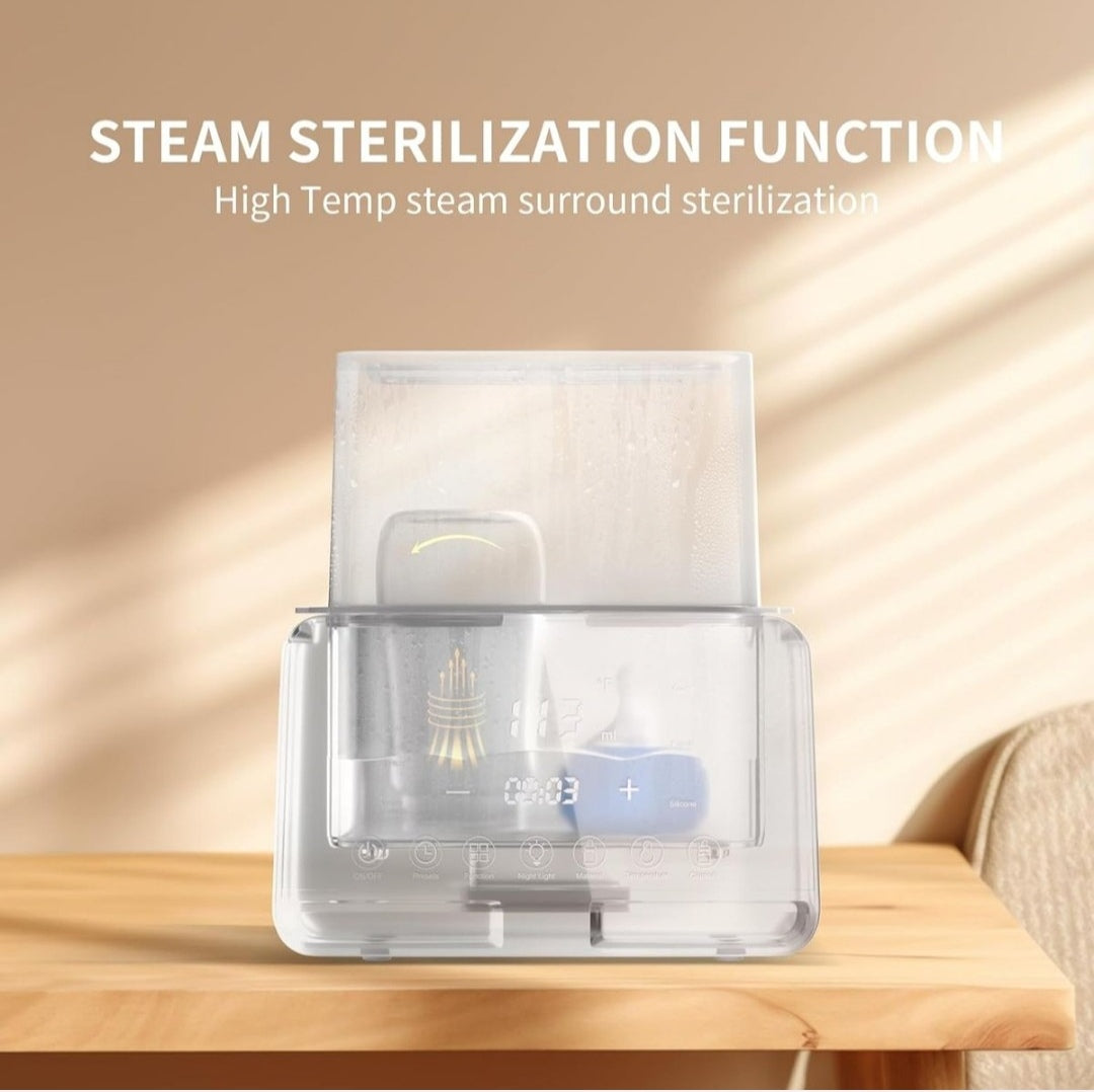 Baby bottle Warmer and Sterilizer - Fits 2 Bottles