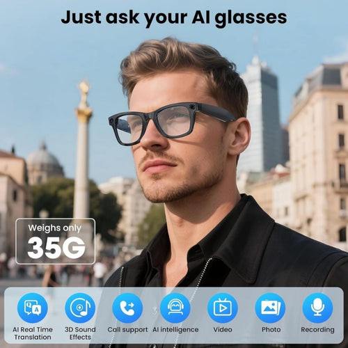 AI Smart Glasses- 4K Resolution